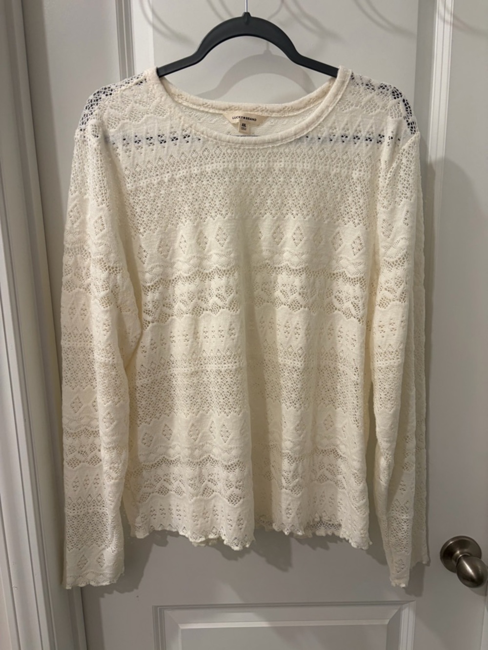 Lucky Brand Plus Size XXL EUC, 
long-sleeve top